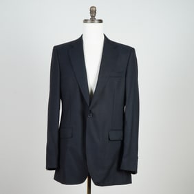 Dolce & Gabbana Men's Black Wool Suit Jacket