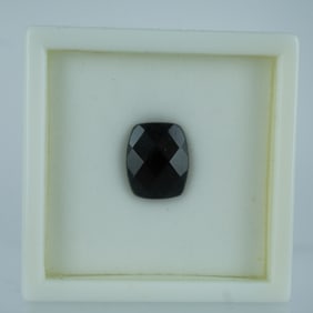 4.25 CT Black Tourmaline Cushion Cut Gemstone