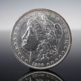 1890 Morgan Silver Dollar Coin