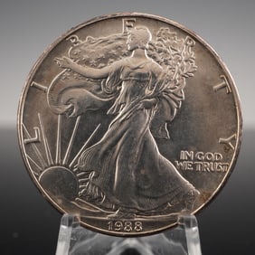 1988 American Silver Eagle Dollar Type 1 Coin