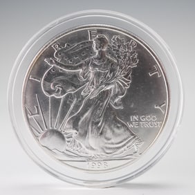 1998 American Silver Eagle 1 Dollar Coin