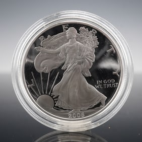 2006-W American Silver Eagle Dollar Type 1 Coin