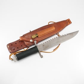 Jimmy Lile Sly II Rambo Survival Knife with Johnson Sheath