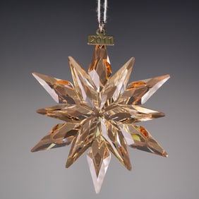Swarovski SCS 2011 Annual Edition Gold Christmas Star Ornament