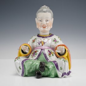 Dresden Porcelain Nodding Pagoda Figure