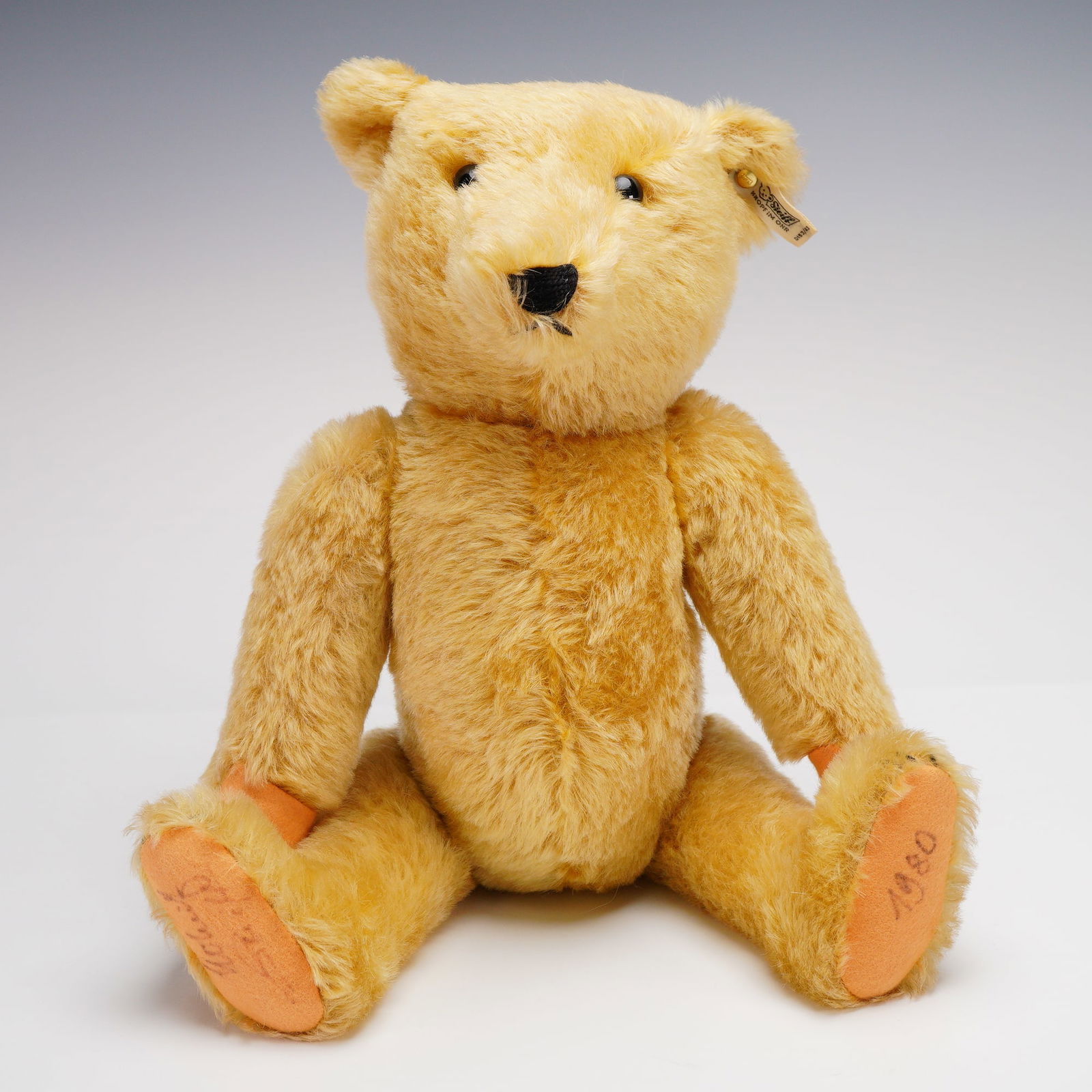 Signed Steiff Teddy Bear, Papa Bear (1 of 5)