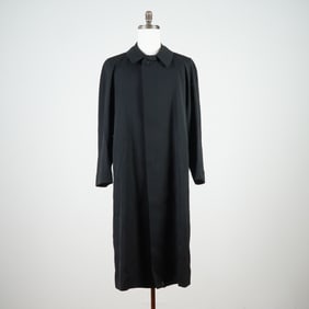 Hickey Freeman for Saks Fifth Avenue Men's Black Trench Coat
