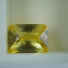 26.24 CT Daffodil CZ Emerald Cut Gemstone