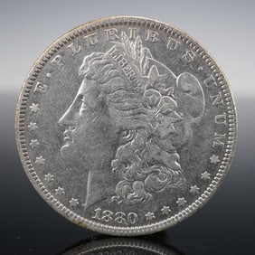 1880-O Morgan Silver Dollar