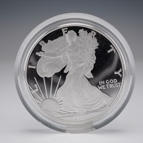 2007-W American Eagle Silver Dollar Uncirculated Coin