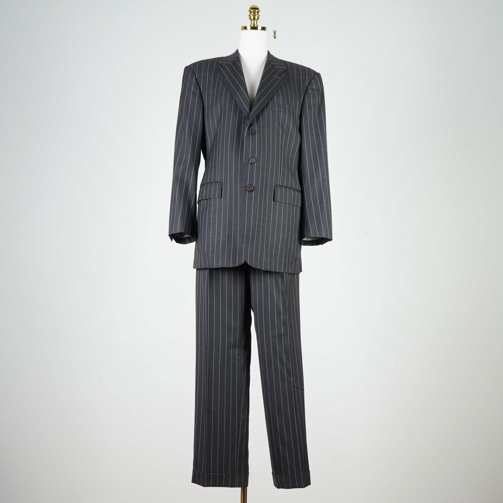 Ralph Lauren Made in England Purple Label Pinstripe Suit (1 of 4)