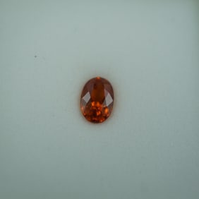0.65 CT Spessartite Garnet Oval Cut Gemstone