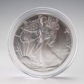 1987 American Silver Eagle 1 Dollar Coin