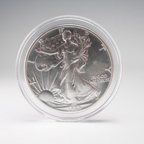 1989 American Silver Eagle 1 Dollar Coin