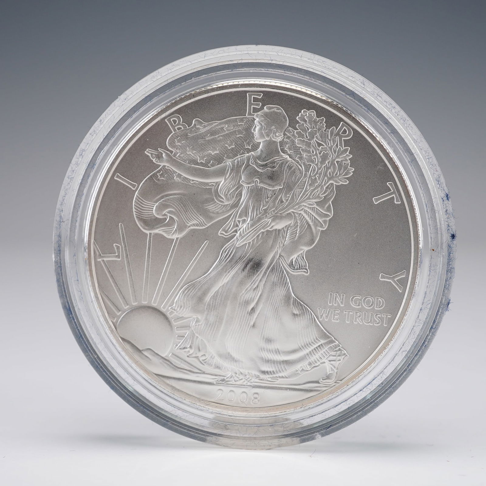 2008-W American Eagle Silver One Ounce Uncirculated Coin (1 of 3)