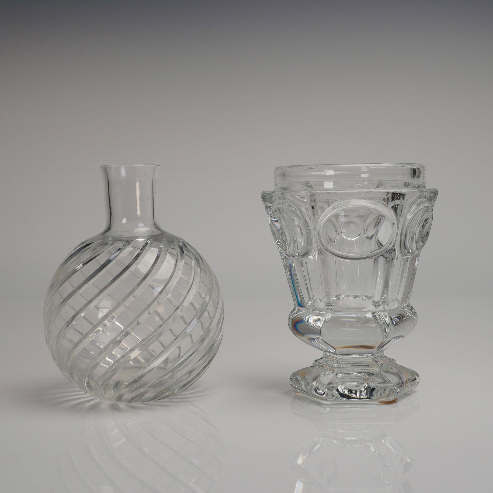 Two Piece Baccarat Crystal Decanter and Beaker Lot (1 of 3)