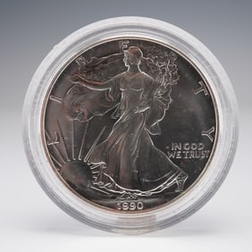 1990 American Silver Eagle Type 1