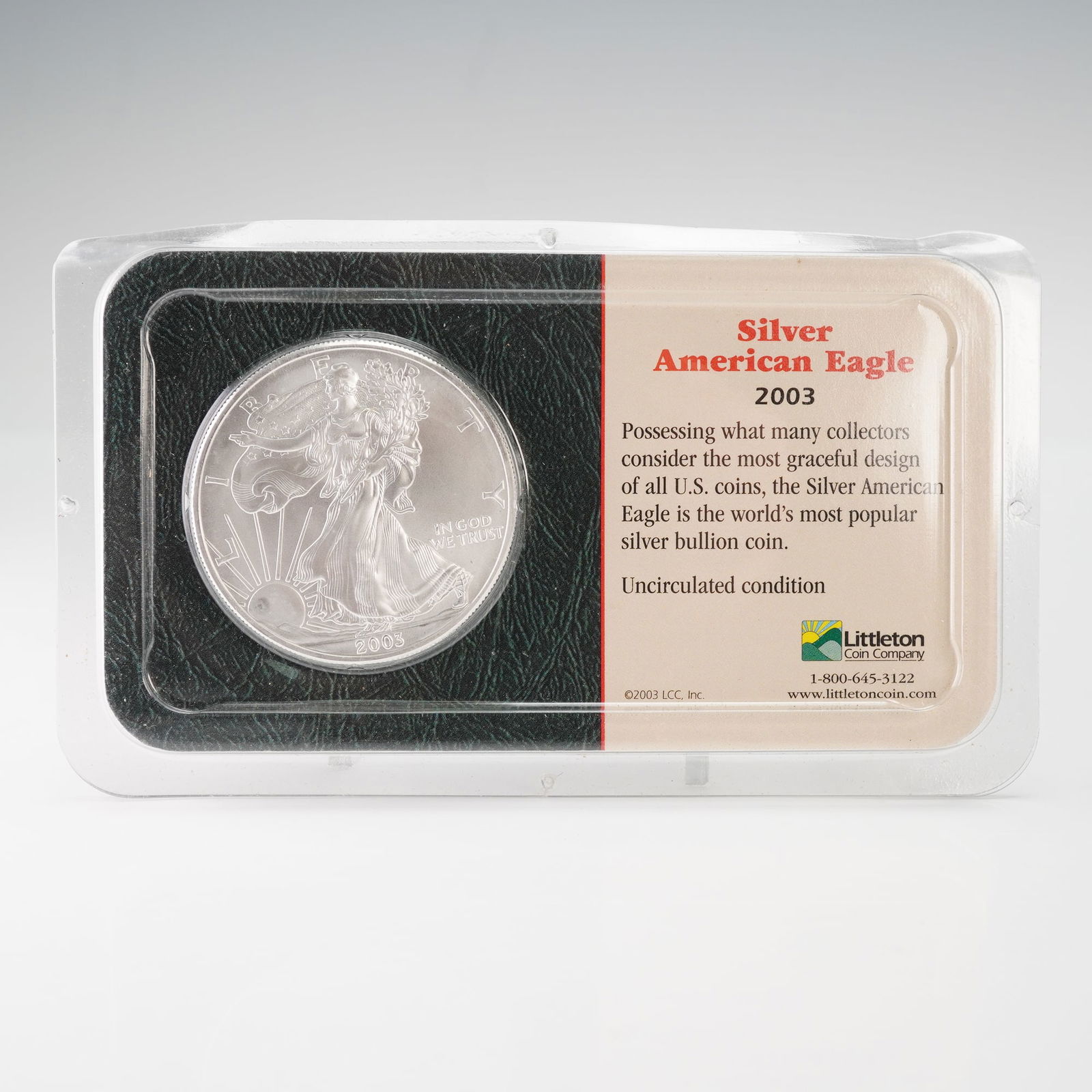2003 American Silver Eagle Dollar Type 1 Uncirculated (1 of 4)