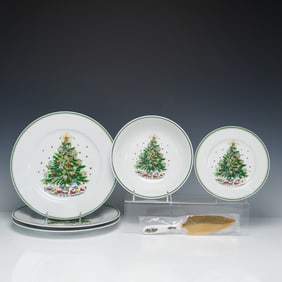7pc Salem Christmas Eve and Queens Yuletide Serveware Set