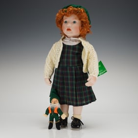 Molly Porcelain Doll - Edwin M. Knowles, Irish Lass by Barry-Hippensteel