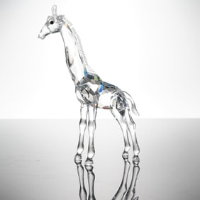 Swarovski Crystal Figurine, Baby Giraffe