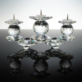Swarovski Crystal Pin Style Candle Holder