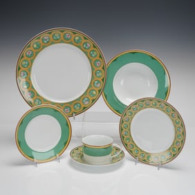 Coll. of 6 Pieces of A. Raynaud & C Limoges Olivia Porc. Dinnerware