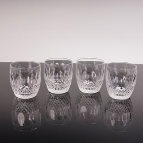 A Collection of Four Waterford Colleen Crystal Old Fashioned Glasses