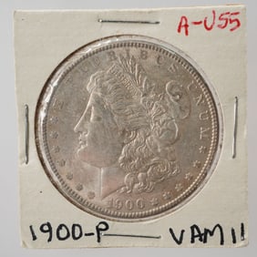 1900-(P) Morgan Silver Dollar