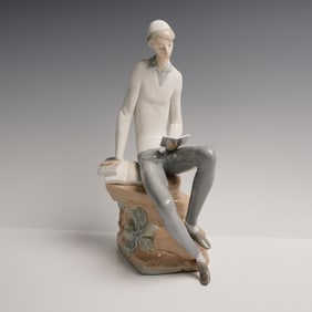 Lladro Porcelain Figurine, Hebrew Student 01004684