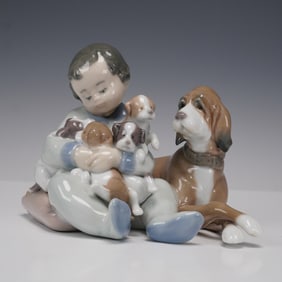 Lladro Porcelain Figurine, New Playmates 1005456