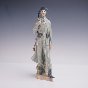 Lladro Porcelain Figurine, Spanish Policeman 1004889