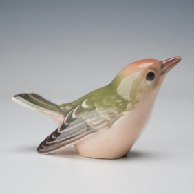 Dahl Jensen Porcelain Small Bird Figurine, Goldcrest