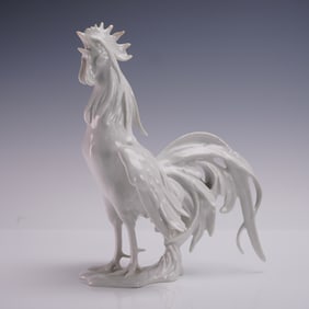 Alka Kunst Bavaria Porcelain Figurine, Rooster