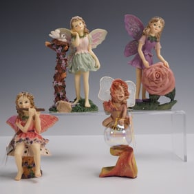4pc Fairy Figurine Collection, Dezine & Jessica deStefano