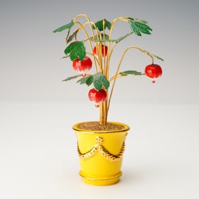 House Of Faberge Pomegranate Tree By Franklin Mint