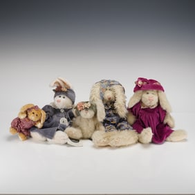 5 Boyds Bears Archive Collection Dressed Plush Rabbits