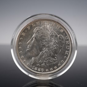 1886 Morgan Silver Dollar Coin
