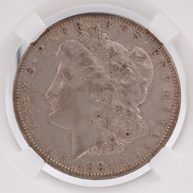 1897 Morgan Dollar Silver Coin