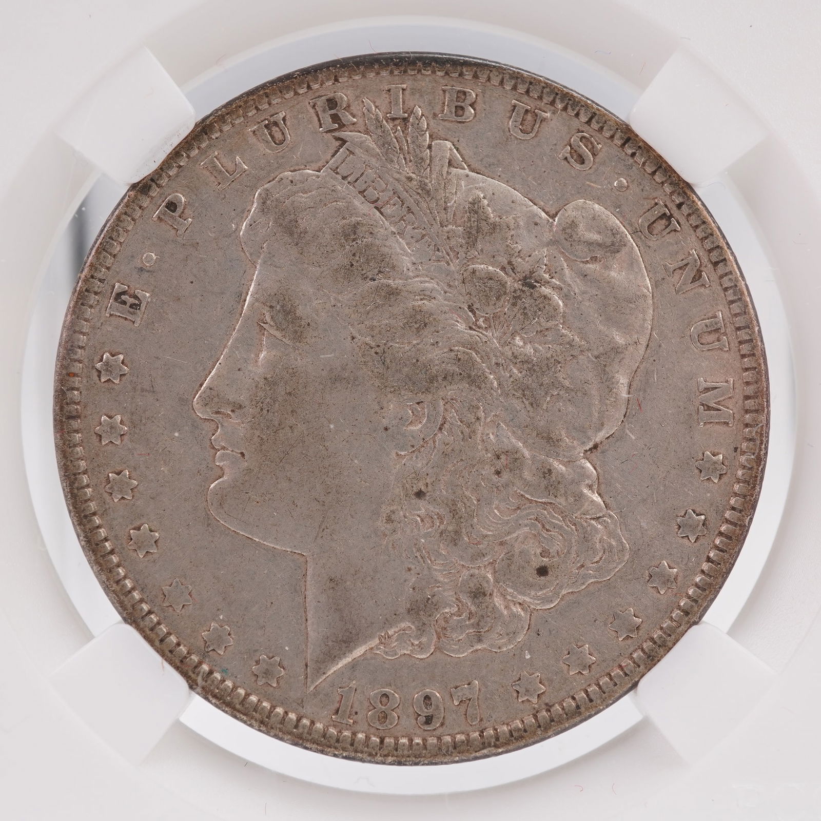 1897 Morgan Dollar Silver Coin (1 of 2)