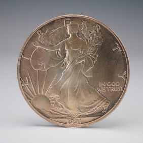 1991 American Silver Eagle Coin