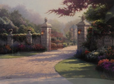 Thomas Kinkade (American 1958-2012) Offset Lithograph, Signed & Numbered