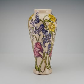 Moorcroft by Kerry Goodwin Pottery Vase, Spring Flowers