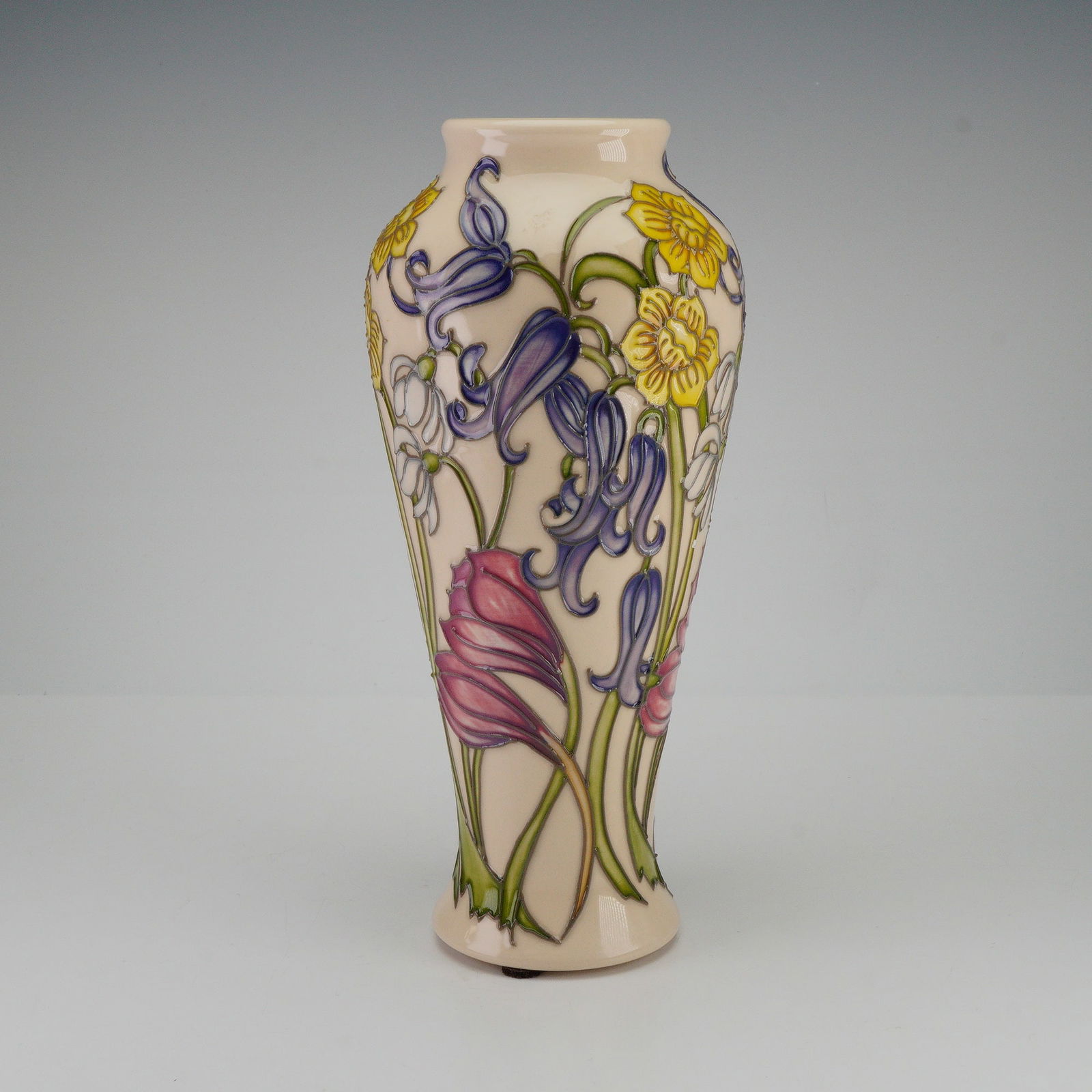 Moorcroft by Kerry Goodwin Pottery Vase, Spring Flowers (1 of 4)