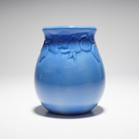 Rookwood Pottery Blue Vase, Shape No. 2122