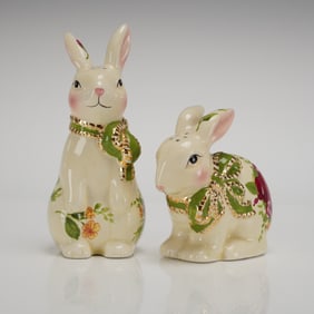 A Pair of Royal Albert Seasons of Color Porcelain Salt and Pepper Shakers