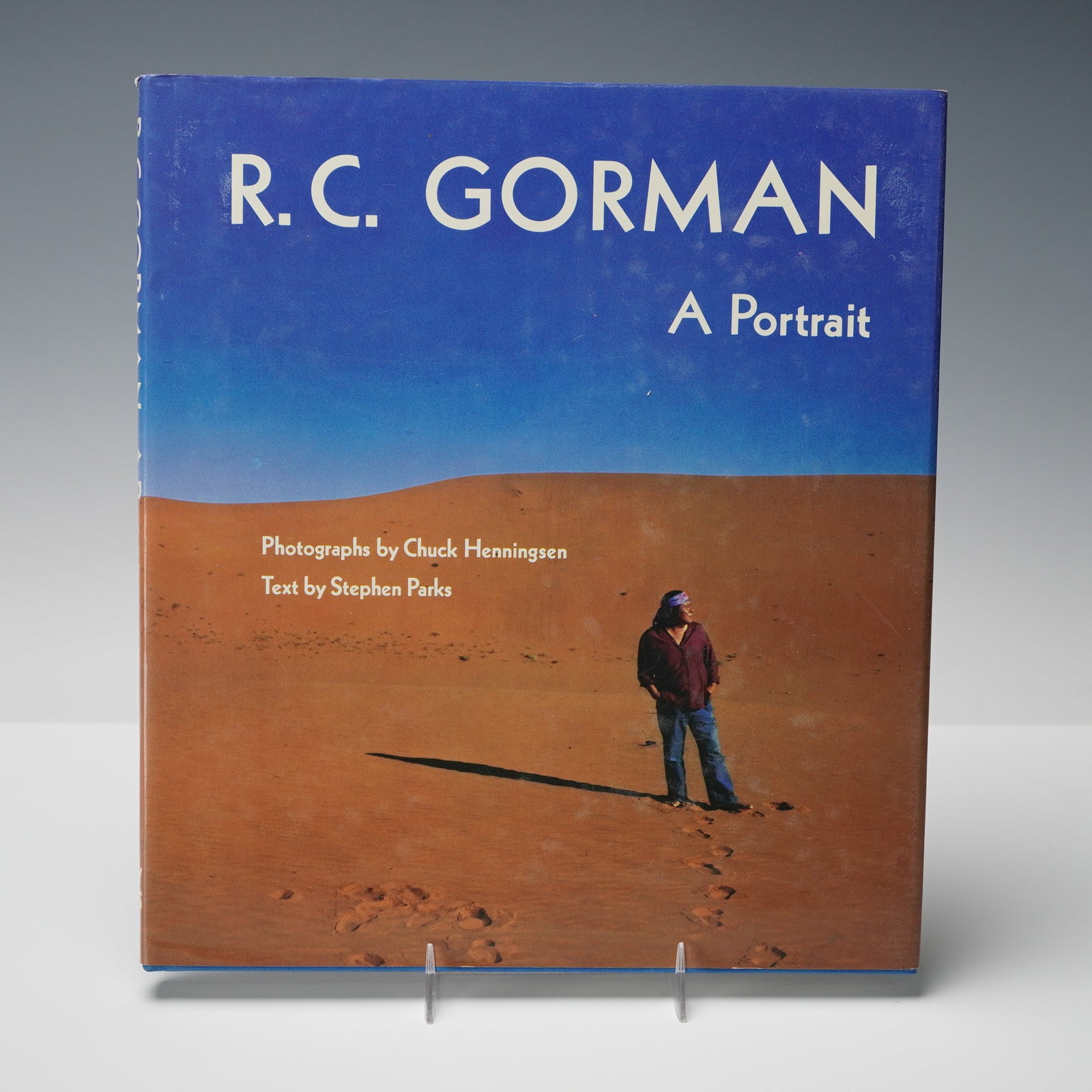 1st Edition Signed R. C. Gorman Hardcover Book, A Portrait: Boston: Little, Brown and Company, 1983. First edition. Autographed by R. C. Gorman. A hardcover volume featuring 53 color and 67 duotone illustrations documenting the life, work, and artistic develop