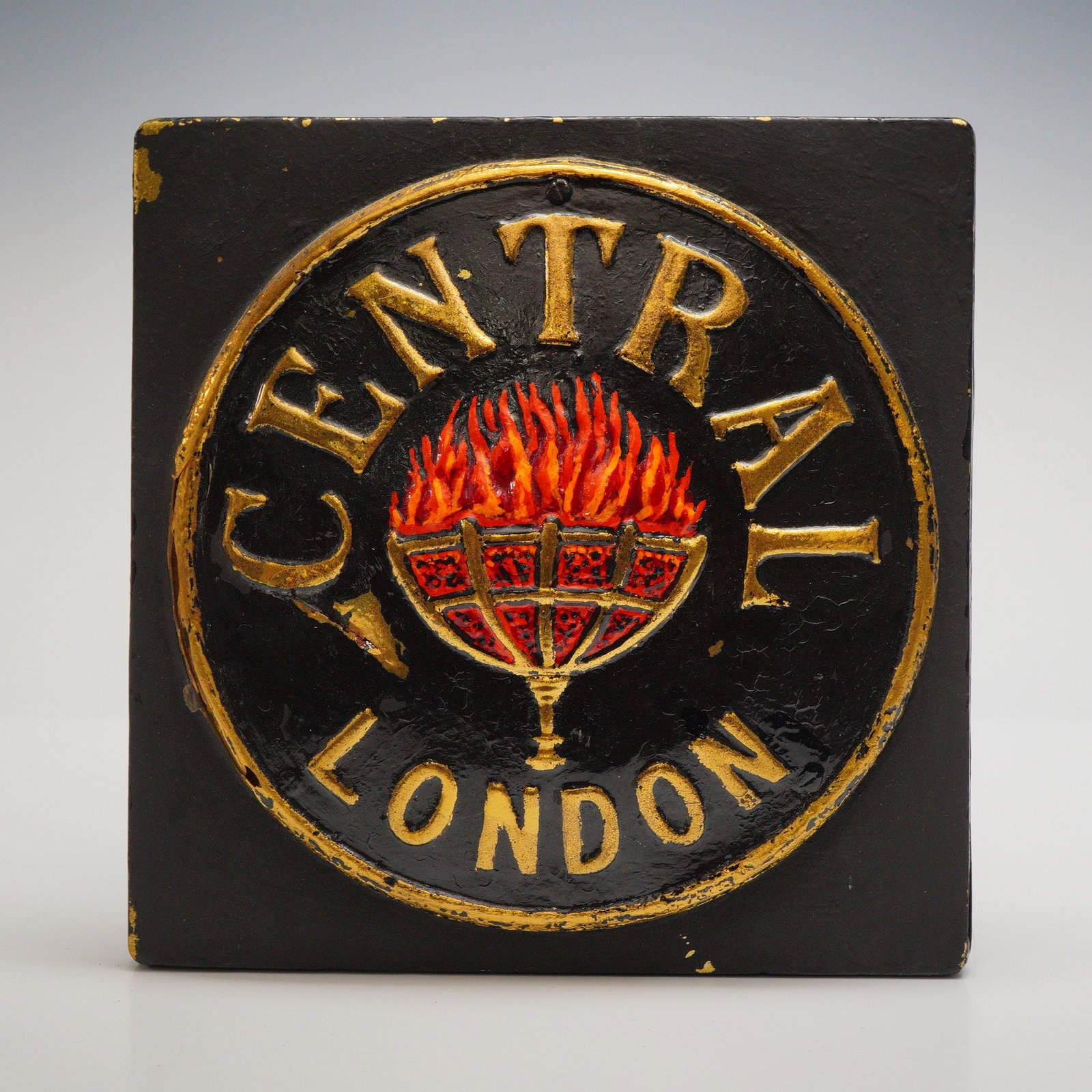 Central Insurance Company by E. V. Jackson Reproduction Fire Mark Plaque (1 of 5)