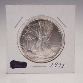 1992 American Silver Eagle One Dollar Coin