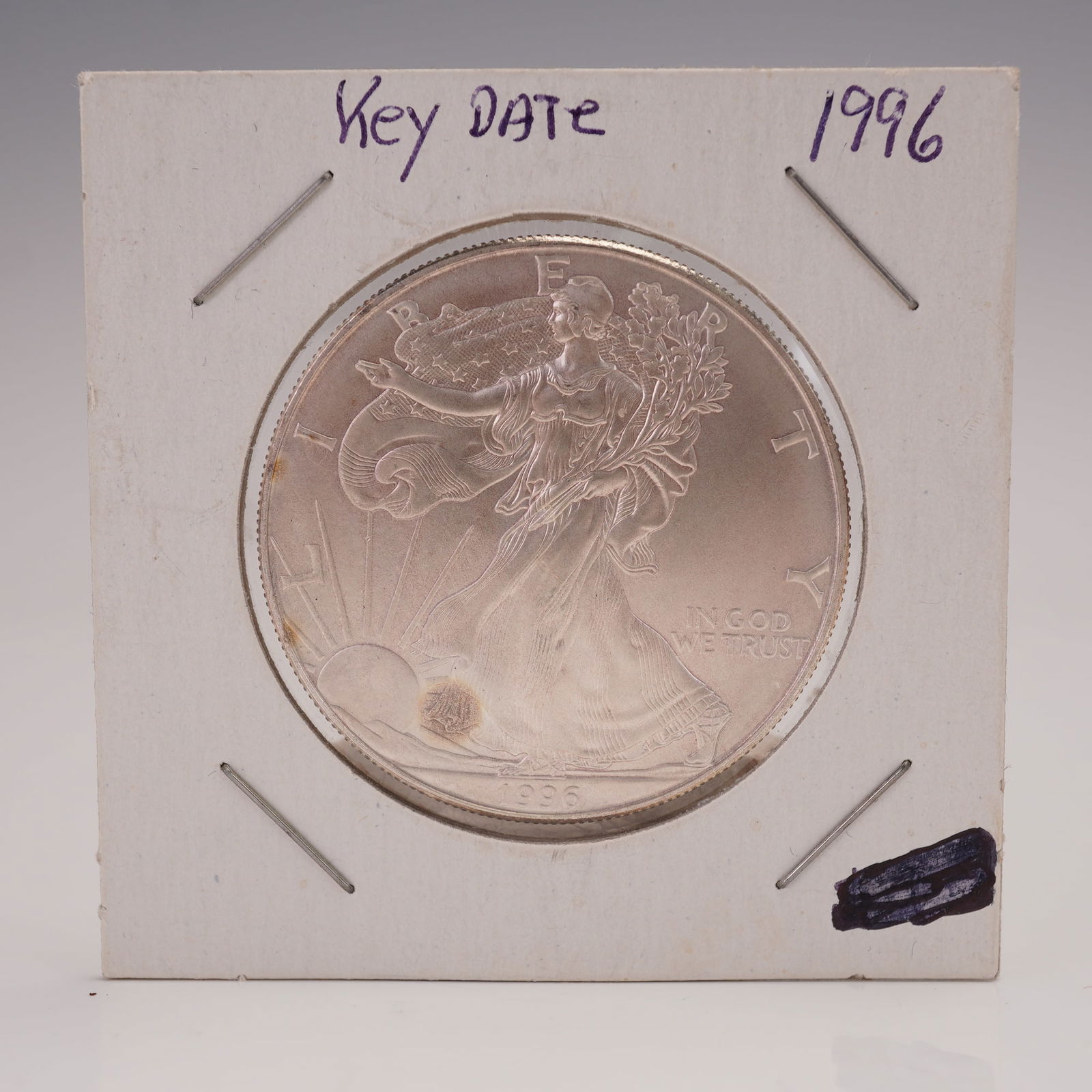 1996 American Silver Eagle One Dollar Coin (1 of 2)